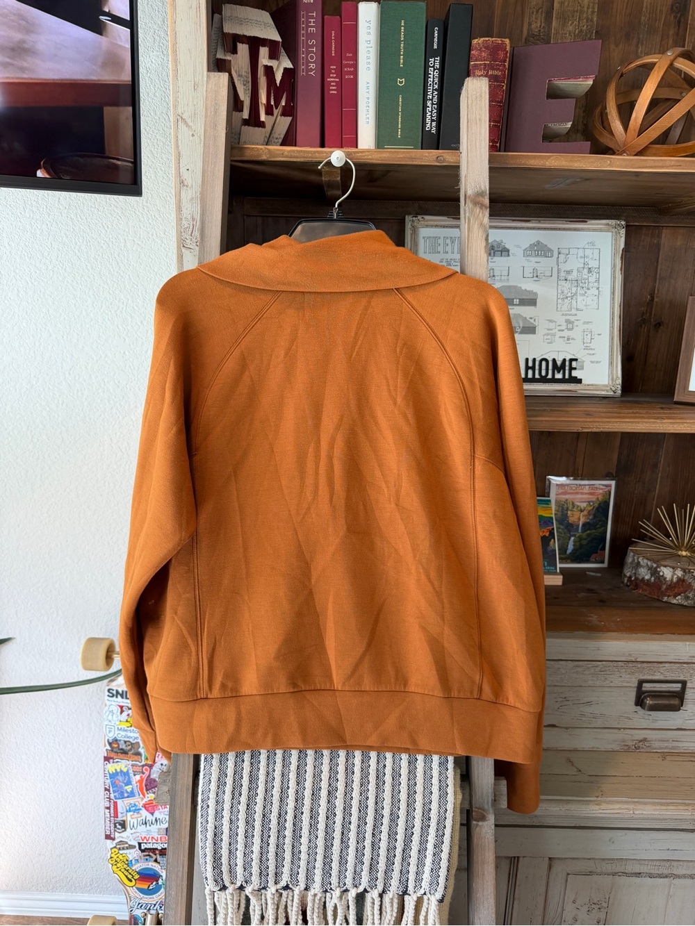 Spanx women’s air essentials 1/2 zip pullover size XL - Picture 5 of 10